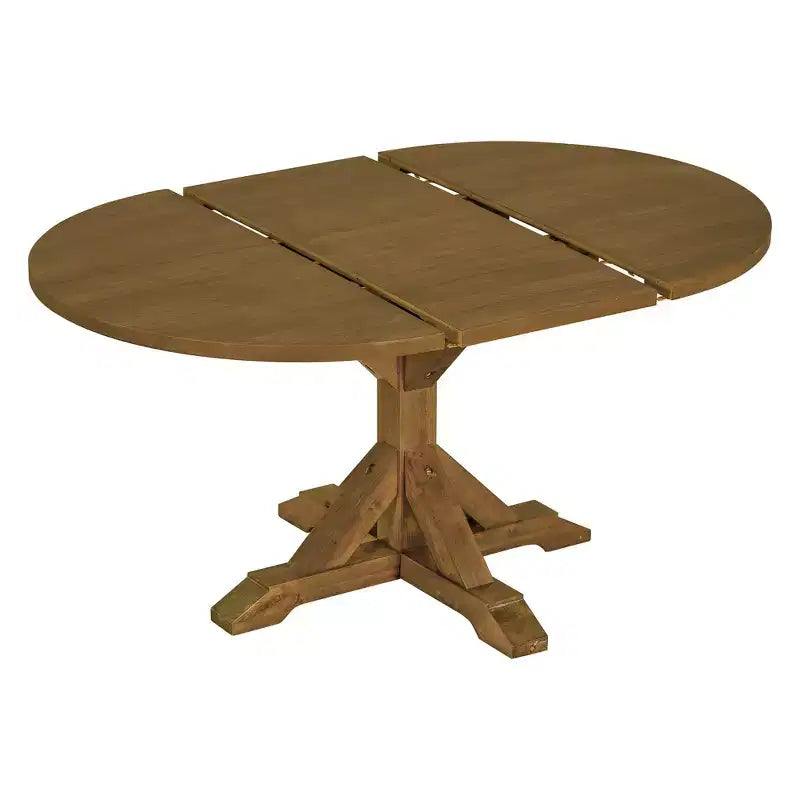 Whisen Farmhouse 6-Piece Dining Table Set, Kitchen Dining Sets with Extendable Dining Table, 1 Bench and 4 Ladder Back Dining Chairs