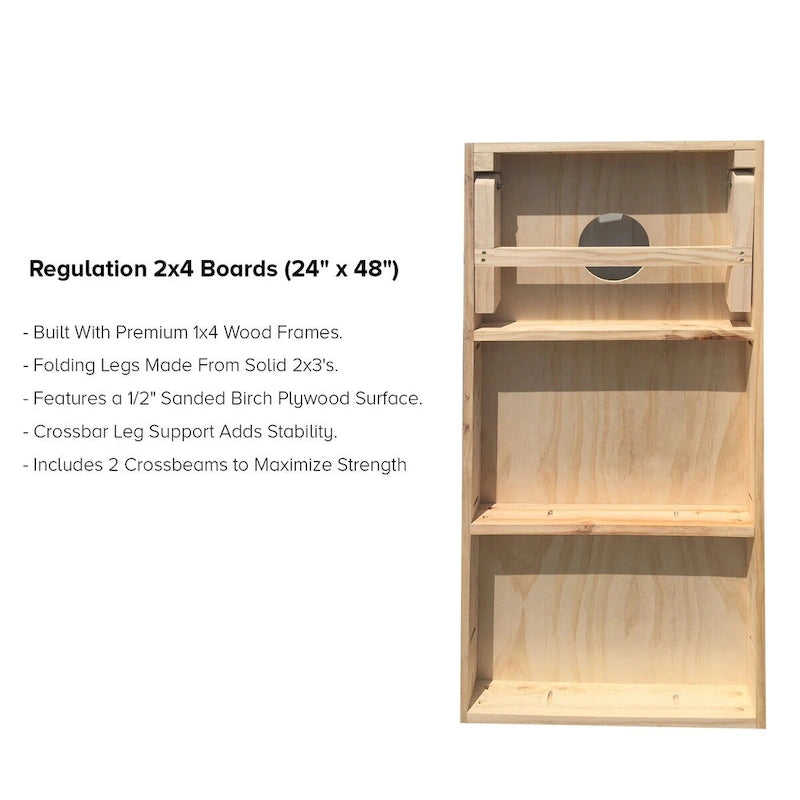 Ensemble de planches de Cornhole drapeau de l'État du Maine avec étui et lumières