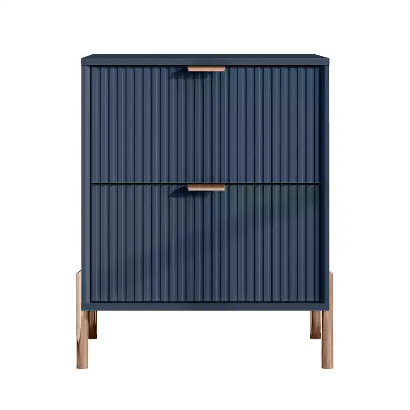 Festivo 3pc Modern Elegance 2 Drawer Nightstands and 6 Drawer Dresser Set