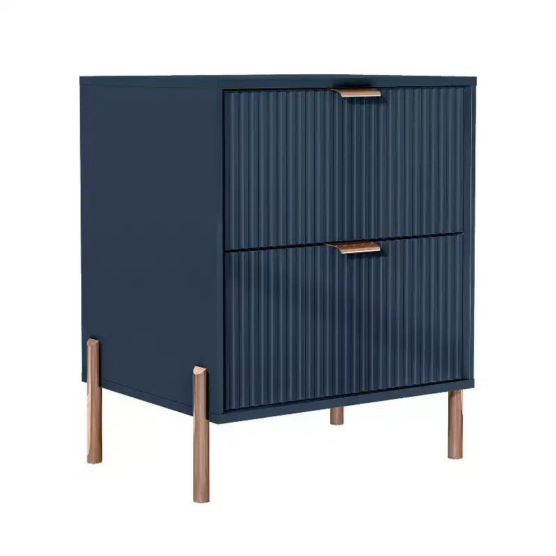 Festivo 3pc Modern Elegance 2 Drawer Nightstands and 6 Drawer Dresser Set