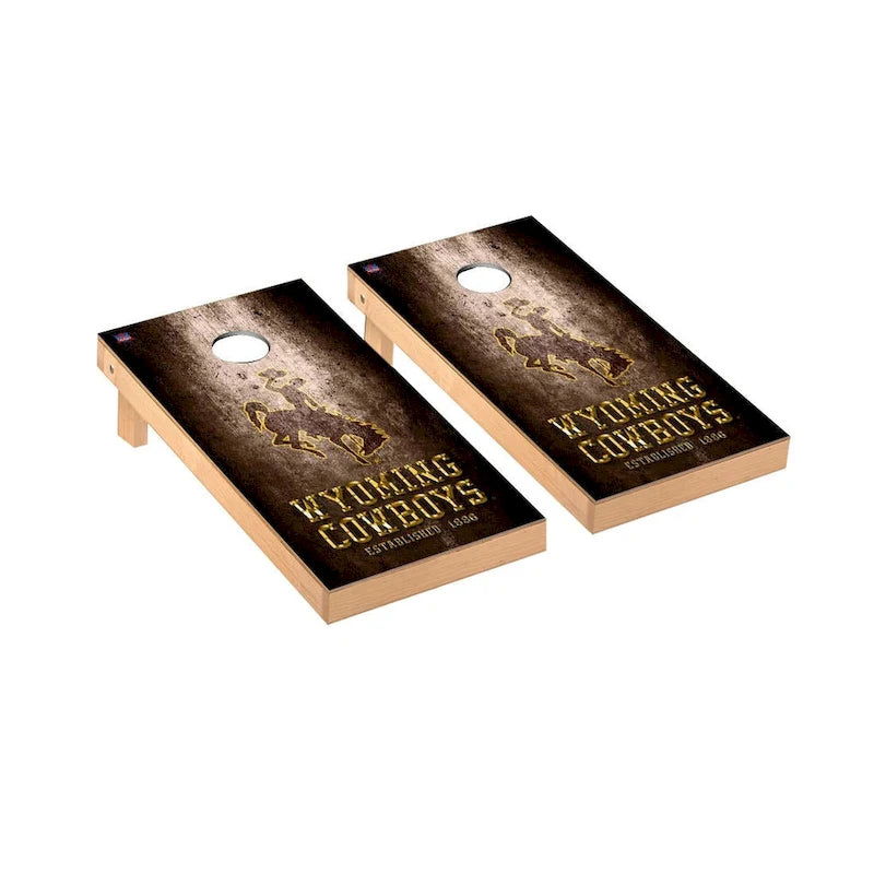 Wyoming Cowboys 2x4 Pro Cornhole Boards - V7